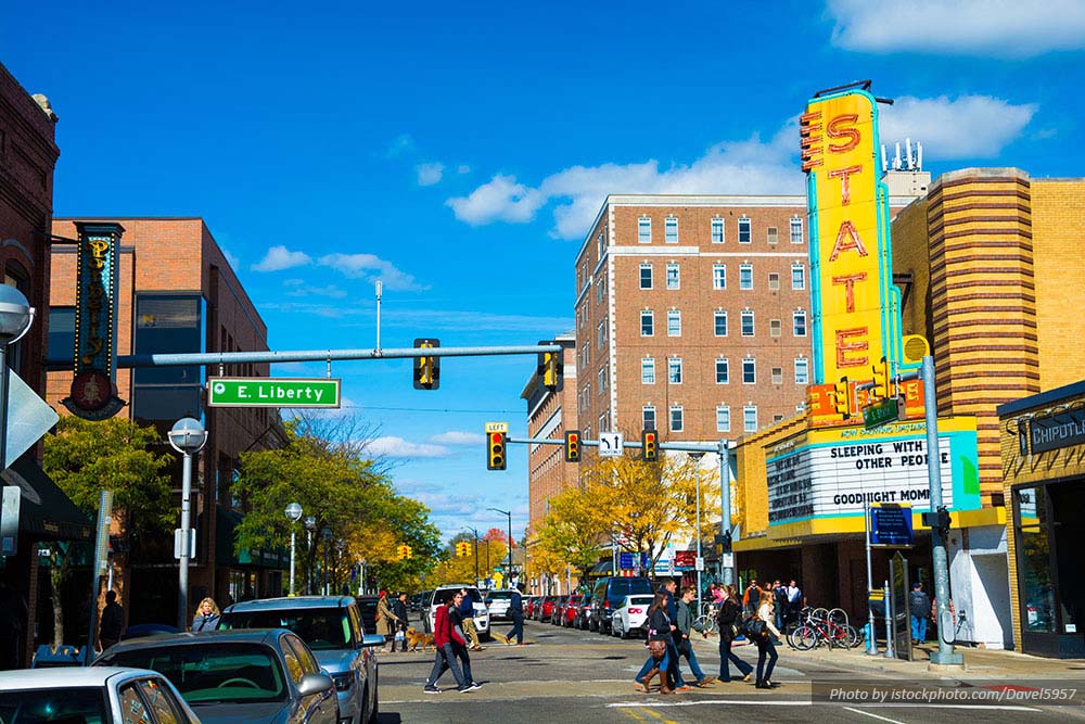  安娜堡(Ann Arbor), 密歇根州,美国最宜居城市,美国最宜居城市排名,2022美国搬家10大城市
